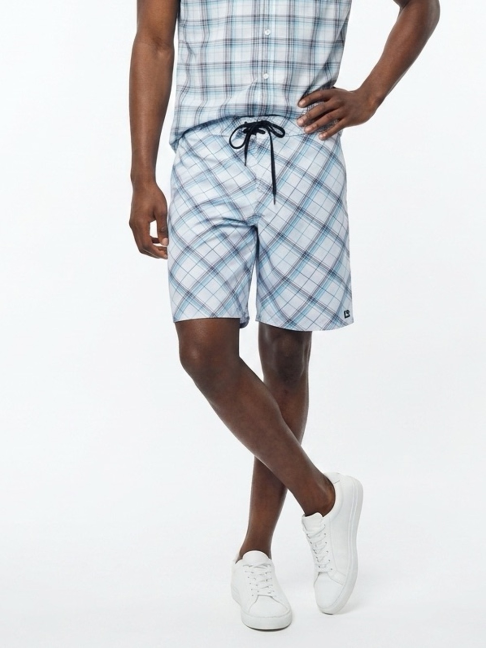 Quicksilver Men’s Board Shorts blue and white